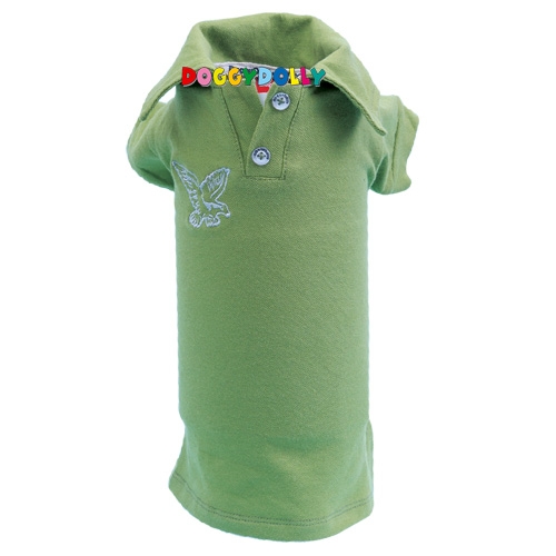 Polo Shirt Adler grün
