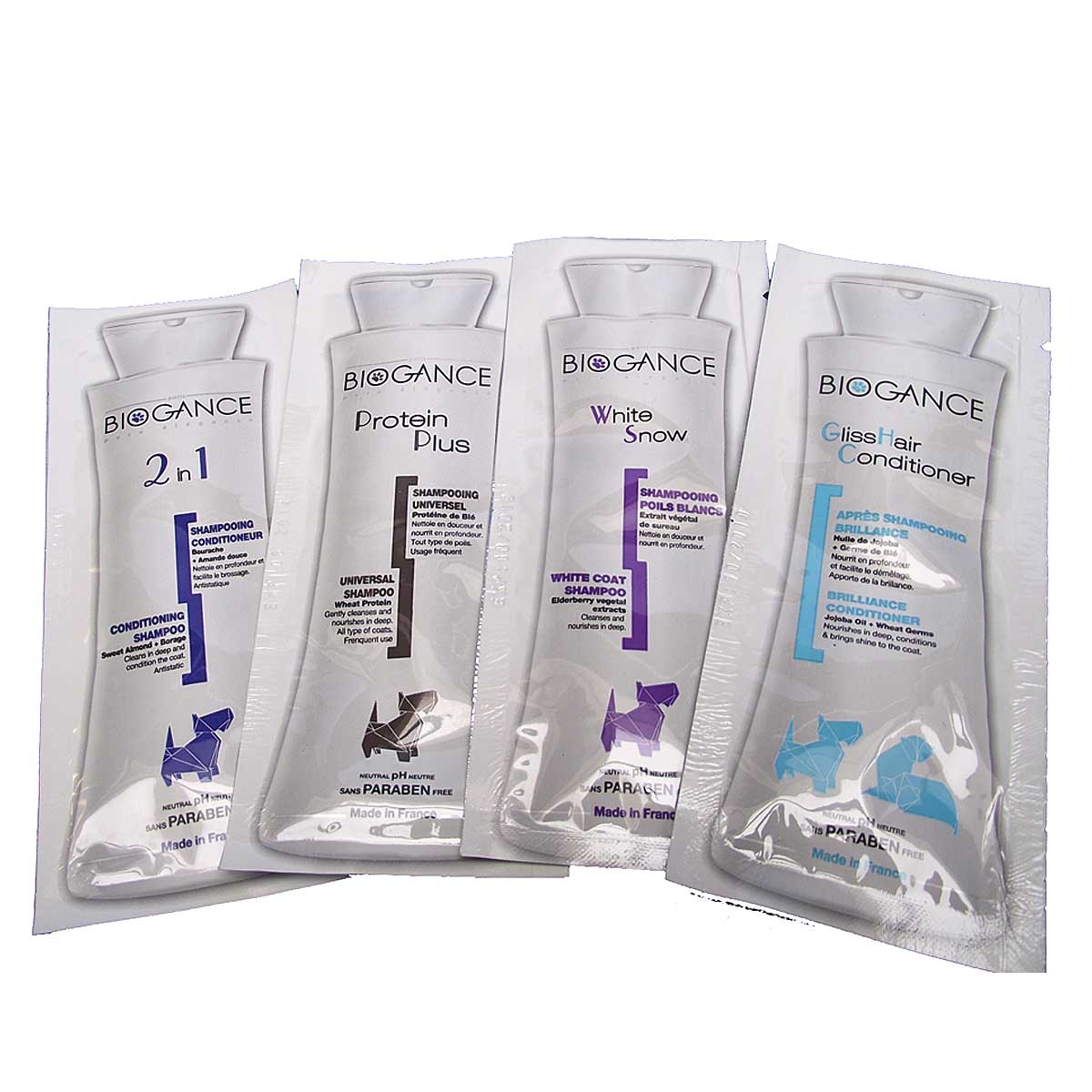 Biogance Universal-Hundeshampoo Protein Plus 30ml Probepäckchen